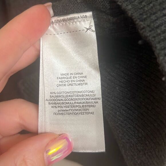 ✨Lauren Ralph Lauren Buckle Boatneck Grey Sz Large Sweater✨ - Picture 11 of 11